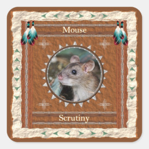 Maus - Aufkleber prüfen - 20 pro Blatt
