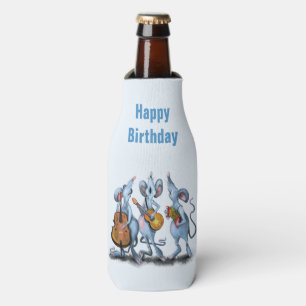 Maus Band Flasche Cooler glücklich Geburtstag für Flaschenkühler