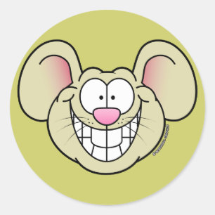 Maus (Braun) Aufkleber