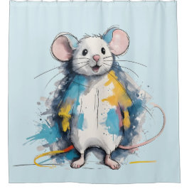 Maus Duschvorhang