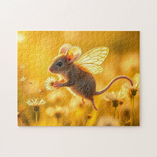 Maus Fairy im Garten (Horizontal)