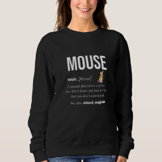 Maus Frauen Männer Kinder Mice Rat Little Mouse Co Sweatshirt