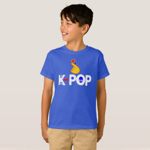Maus I Liebe KPop bezauberndes Herz im koreanische T-Shirt