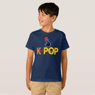 Maus I Liebe KPop bezauberndes Herz im koreanische T-Shirt
