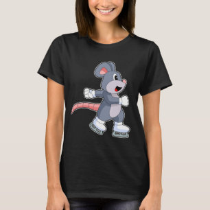 Maus Ice Skaten Ice Skate T-Shirt