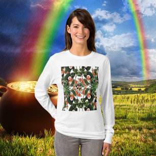 Maus in Clover Kaleidoscope Zwei St. Patrick's Day T-Shirt