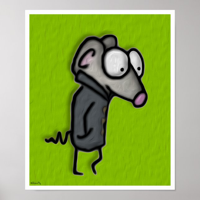 Maus in einem Schlüssel Poster (Vorne)