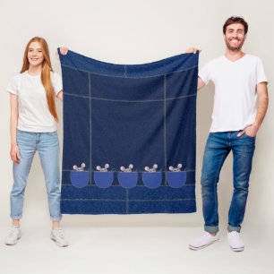 Maus in Pocket Fleece Blanket
