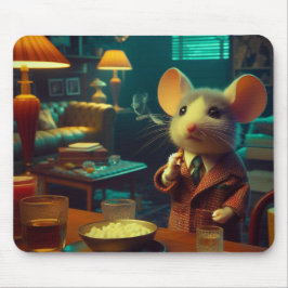 Maus in seiner Pad Mousepad
