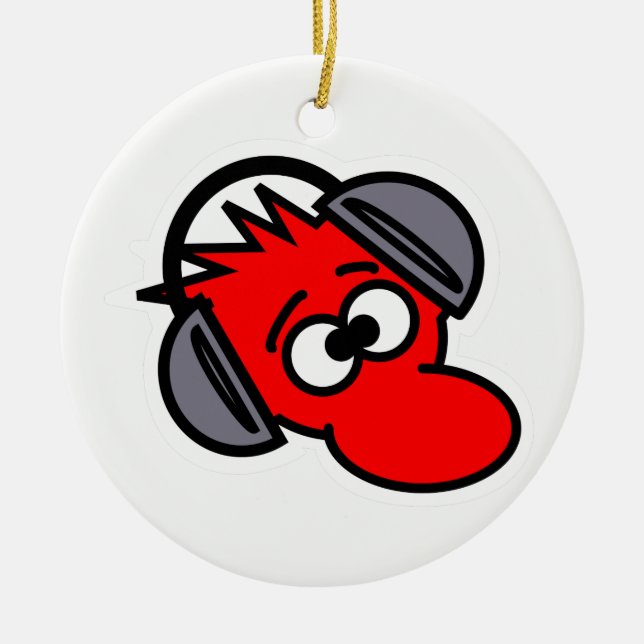 Maus Keramik Ornament (Vorne)