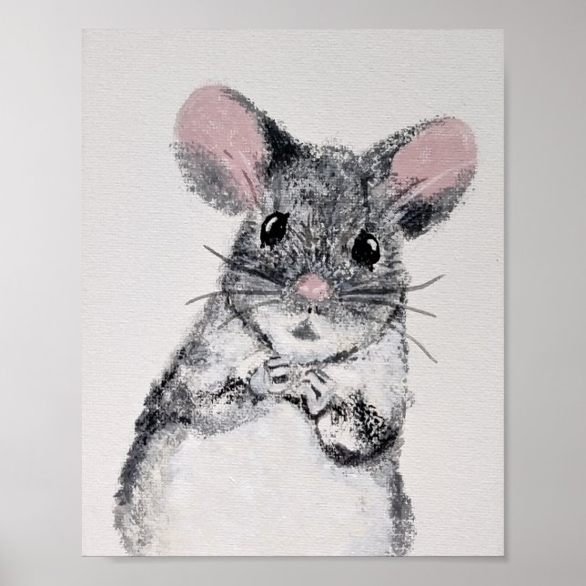 Maus-Kinderzimmer-Kunst Poster (Vorne)