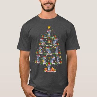 Maus Lover Xmas Lights Maus Weihnachtsbaum T-Shirt