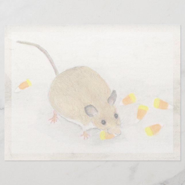 Maus mit Candy Corns (Vorderseite)