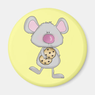 Maus mit Plätzchen-T-Shirts und Geschenken Magnet