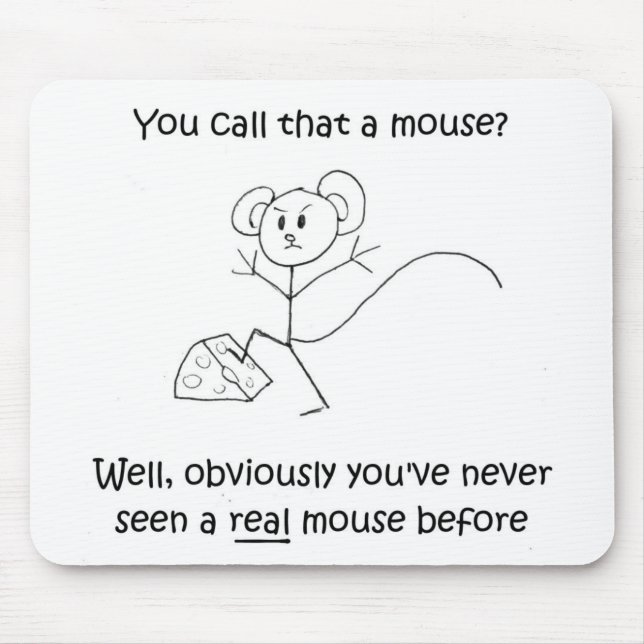 Maus Mousepad (Vorne)