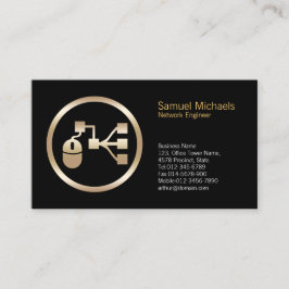 Maus-Netzwerk-Points-NetzwerkEngineer-Visitenkarte Visitenkarte