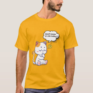 Maus oder Fisch? - lustiges Haustier - Tief denken T-Shirt