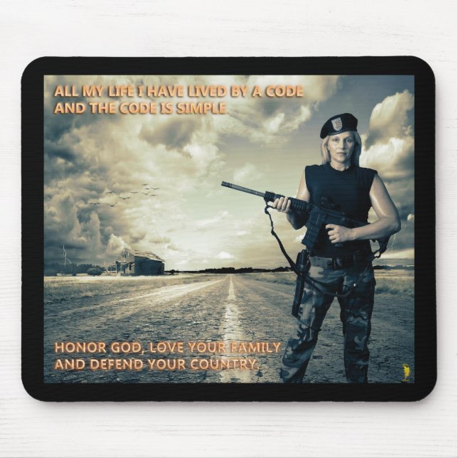 Maus-Pad "Der Code" Mousepad (Vorne)