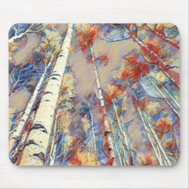 Maus Pad mit Aspen Trees in Colorado Mousepad