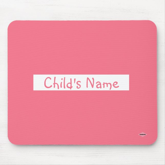 Maus-Pad mit Kindername Melon HAMbWG Mousepad (Vorne)