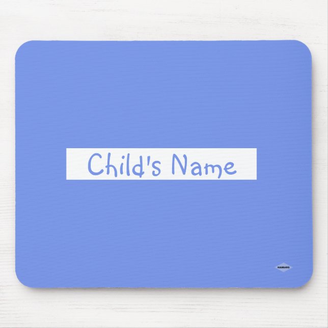 Maus Pad mit Kindername Periwinkle HAMbWG Mousepad (Vorne)