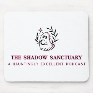 Maus-Pad mit rosa und schwarz-farbenem Full-Logo Mousepad