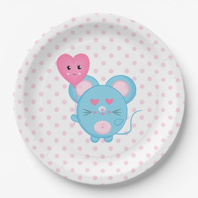 Maus Pappteller (Vorderseite)