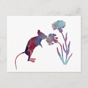 Maus Postkarte