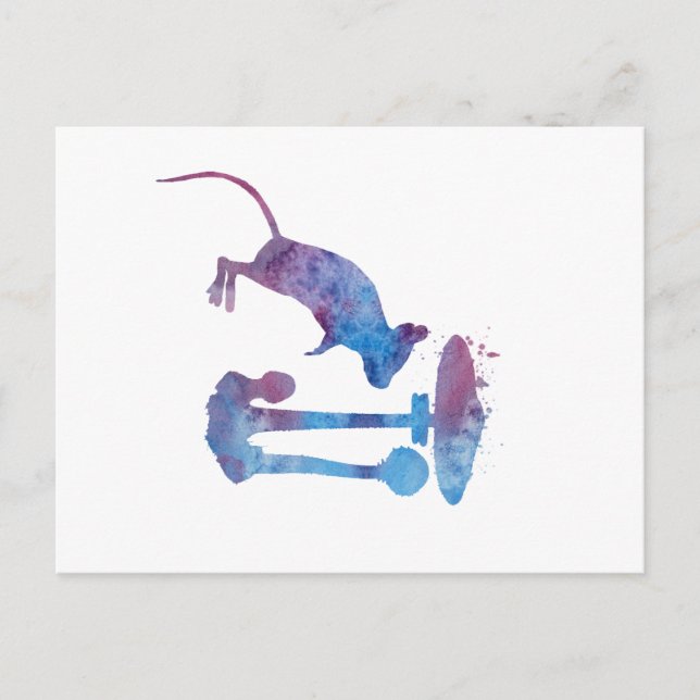 Maus Postkarte (Vorderseite)