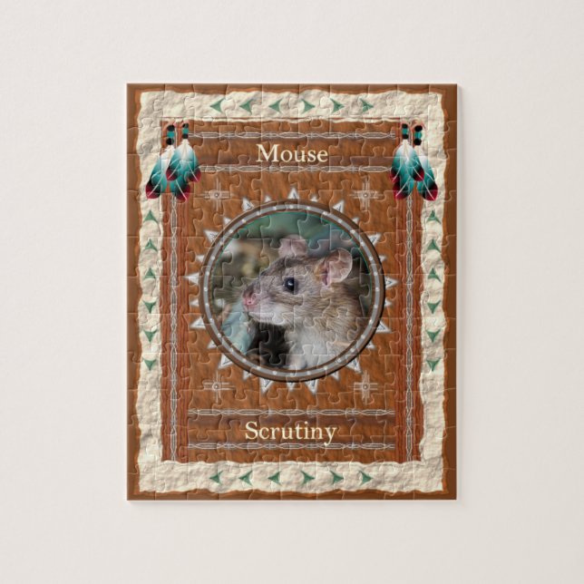 Maus - Scrutiny Jigsaw Puzzle mit Geschenkboxen (Vertikal)