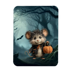 Maus-Trick oder Treater Halloween Magnet
