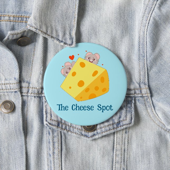 Maus und Käse Button (Beispiel)