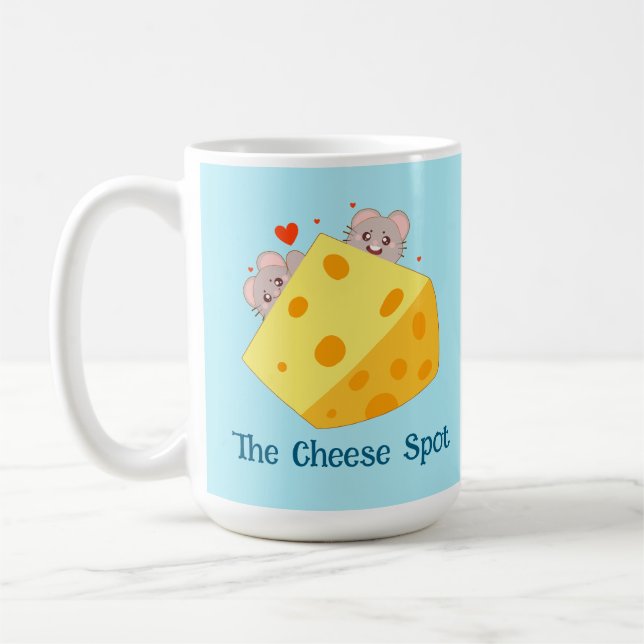 Maus und Käse Kaffeetasse (Links)