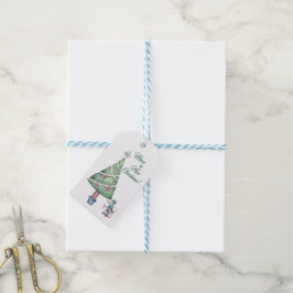 Maus und Weihnachtsbaum "habe ein Mäuse Weihnachte Geschenkanhänger