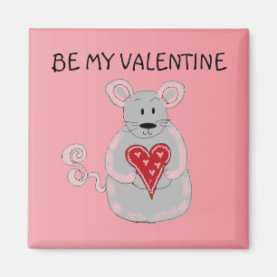Maus Valentinstag Magnet