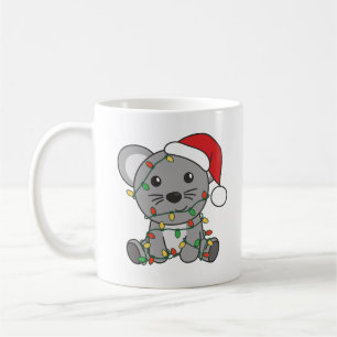 Maus Weihnachten Wintertiere Feiertagsmäuse Kaffeetasse