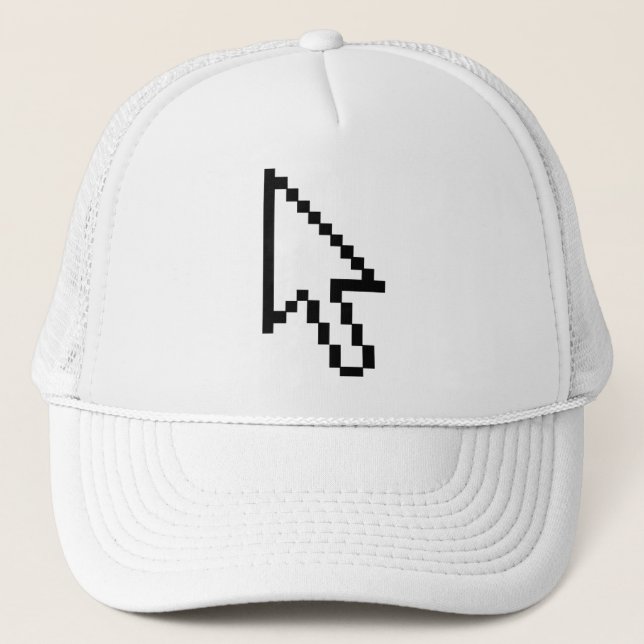 Mäuse-Cursor-Pfeil-Grafik Truckerkappe (Vorderseite)