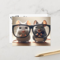 Mäuse mit Brille Augenarzt