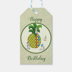 Mäuse nähen Ananas Geschenkanhänger
