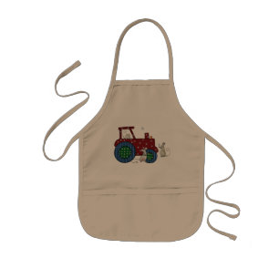 Mäuse nähen trecker kinderschürze