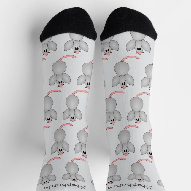 Mäuse-Socken-Design Socken (Oben)