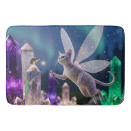 Mäuse und Katzenzucht Kristallgarten Badematte