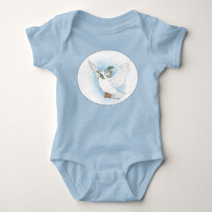 Mäuse-und Tauben-friedlicher Baby-Spielanzug Baby Strampler