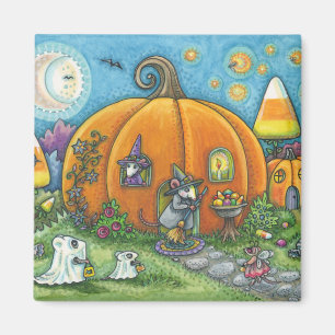 MAUSEHAUS, SÜßIGKEITEN- ODER SAUERKEITEN-HALLOWEEN MAGNET