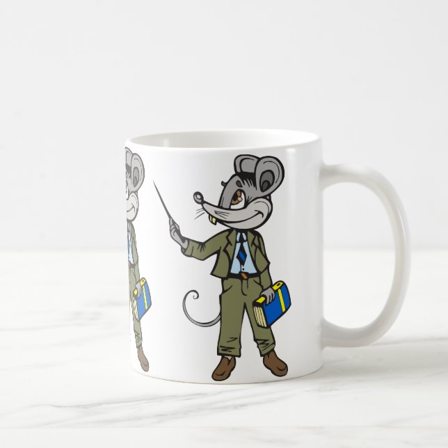 Mäuselehrer Kaffeetasse (Rechts)