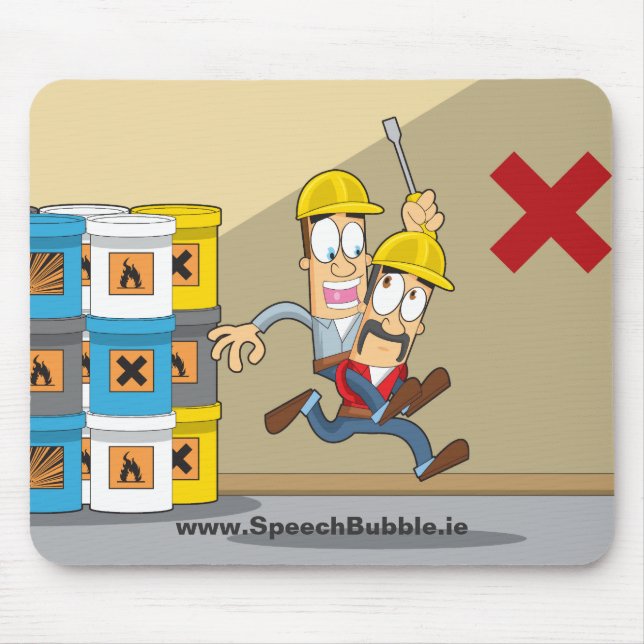 Mäusematte der Unfallverhütungs-18 Mousepad (Vorne)