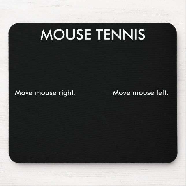 MÄUSEtennis Mousepad (Vorne)