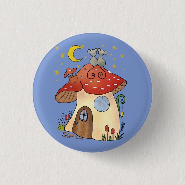 Maushaus Button (Vorderseite)