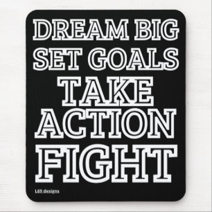 Mausklick "DREAM BIG..." Mousepad