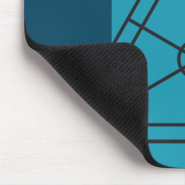 Mausklick in Blues Mousepad (Ecke)